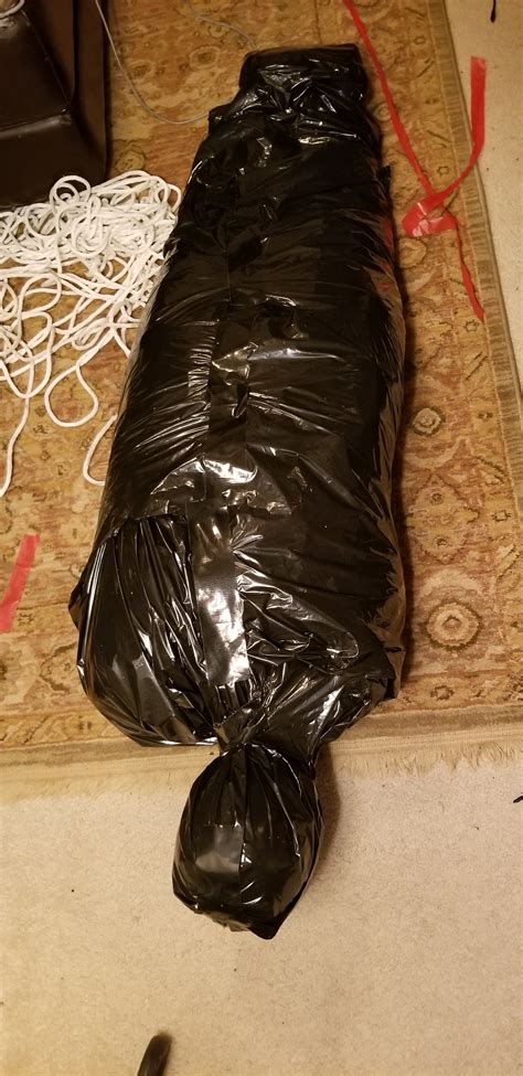 fake body bag in bathtub|How To Make A Bagged Dead Body For Halloween.